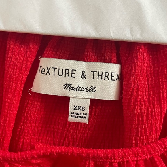 Madewell Red Top - Picture 2 of 2